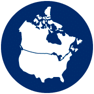 Canada-US map