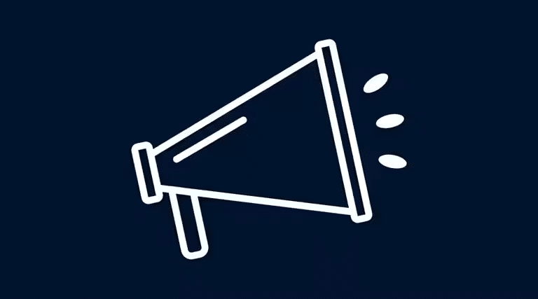 Icon of a bullhorn.