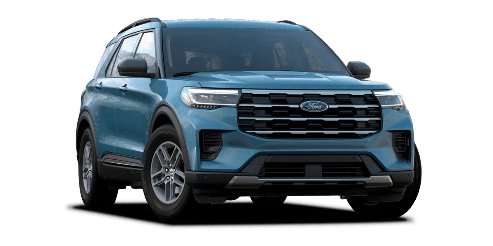 Ford Explorer in blue