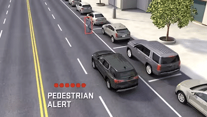 FRONT PEDESTRIAN BRAKING