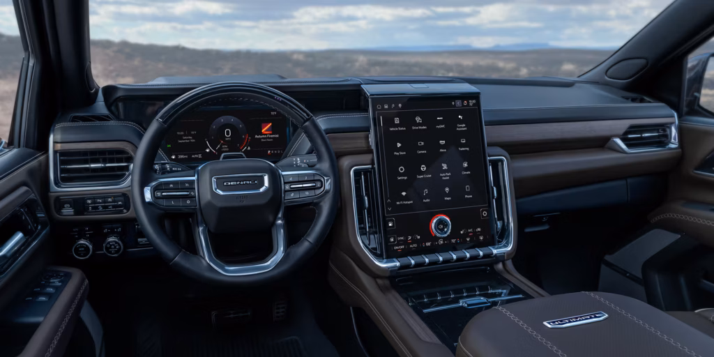 16.8" DIAGONAL PREMIUM GMC INFOTAINMENT SYSTEM