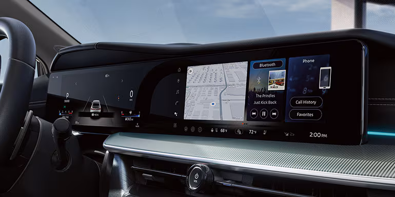 Dual 12.3" Screens and 12.6" Head-Up Display
