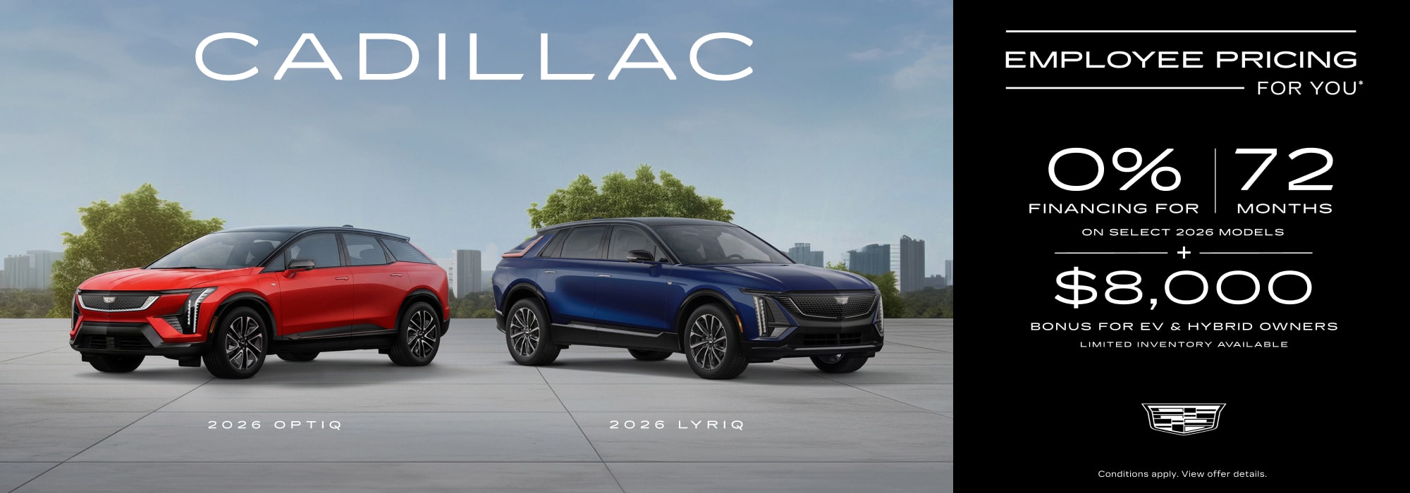 2026 Cadillac Family Finance